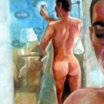 Un Obama pintado emula el desnudo de Scarlett Johansson | Famosos