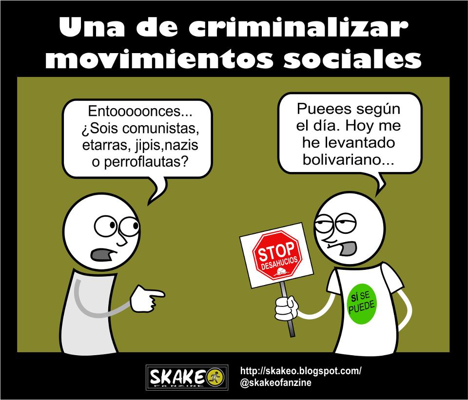 Criminalización de los movimientos sociales